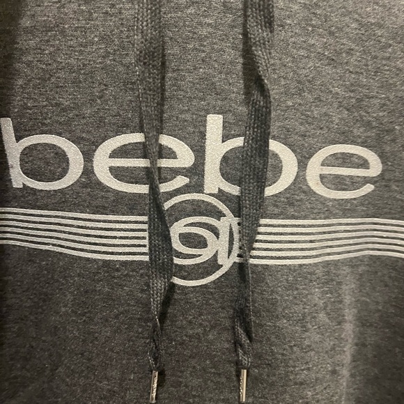 NWT WOMENS BEBE HOODIE GREY size 3x nice gift - Picture 2 of 4